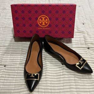 Tory Burch Gigi 20mm pointy toe flats sz 9